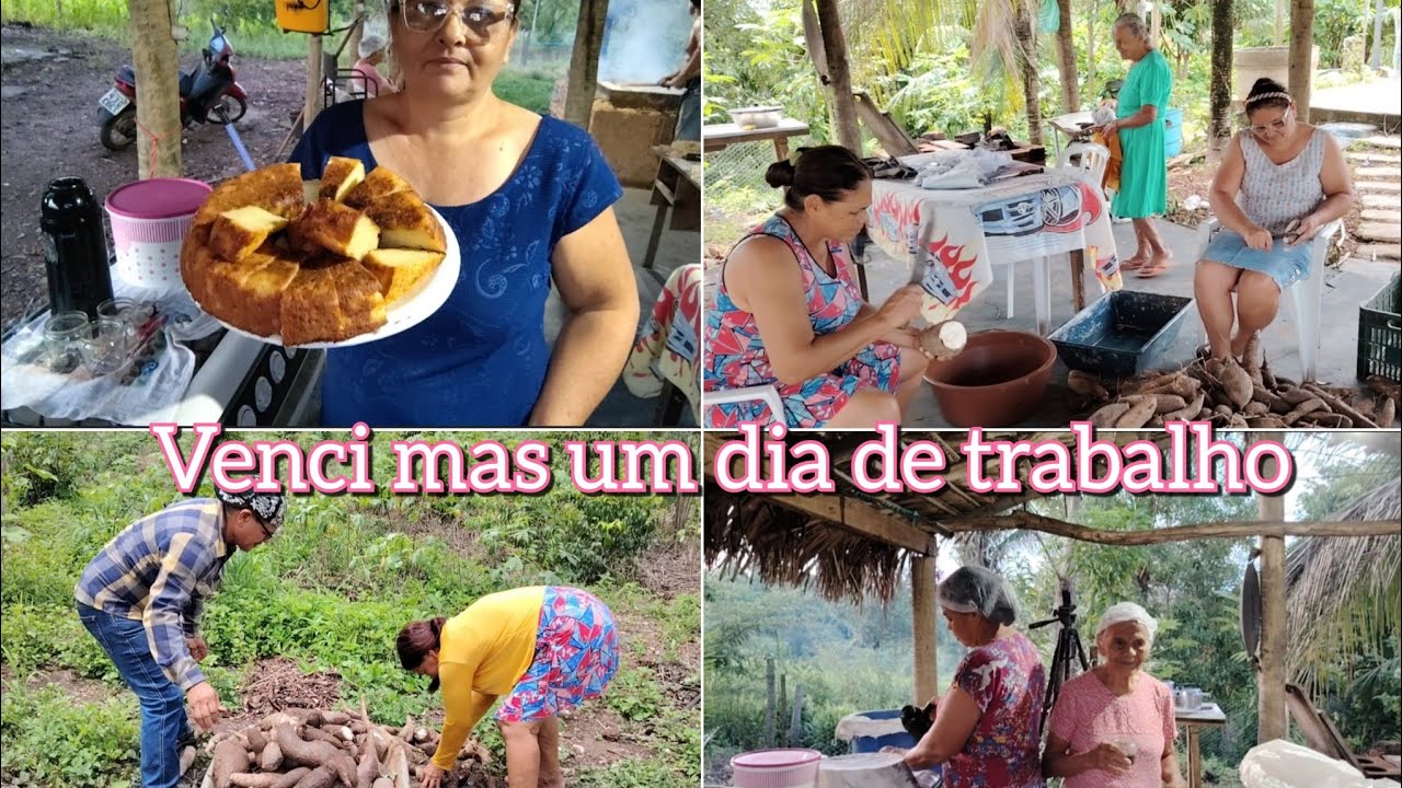 Essa rotina nossa é bruta, das 5 da manhã até a noite, e a vida na roça 🙏