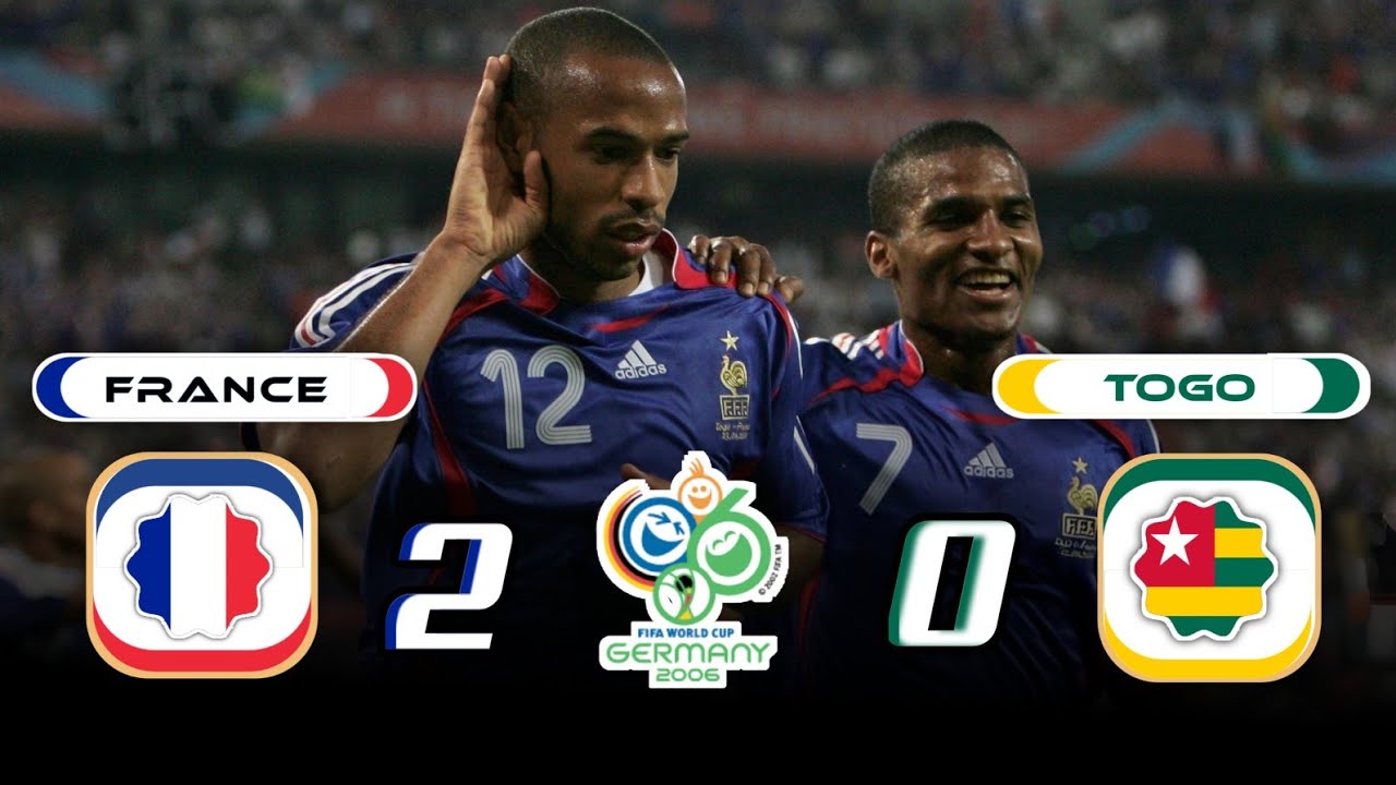 Франция 🇨🇵 × 🇹🇬 Того | 2 × 0 | ГЛАВНЫЕ МОМЕНТЫ | Все голы | Чемпионат мира 2006