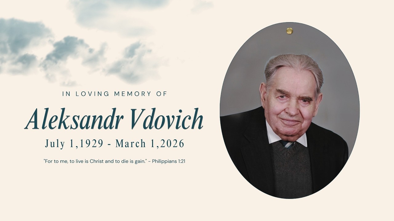 Memorial Service - Aleksandr Vdovich