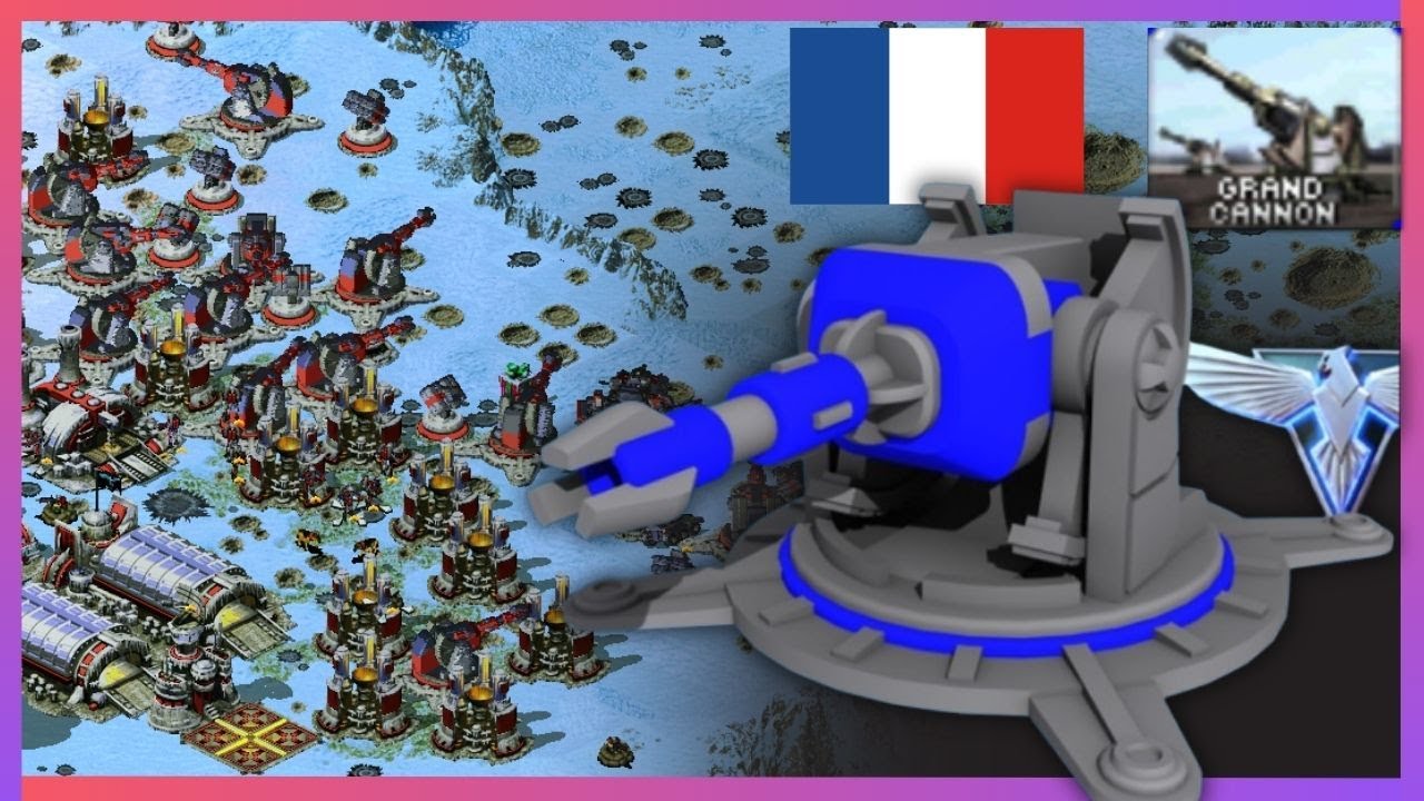 Red Alert 2 | 1-6 France Grand Cannon Extreme Beta AI