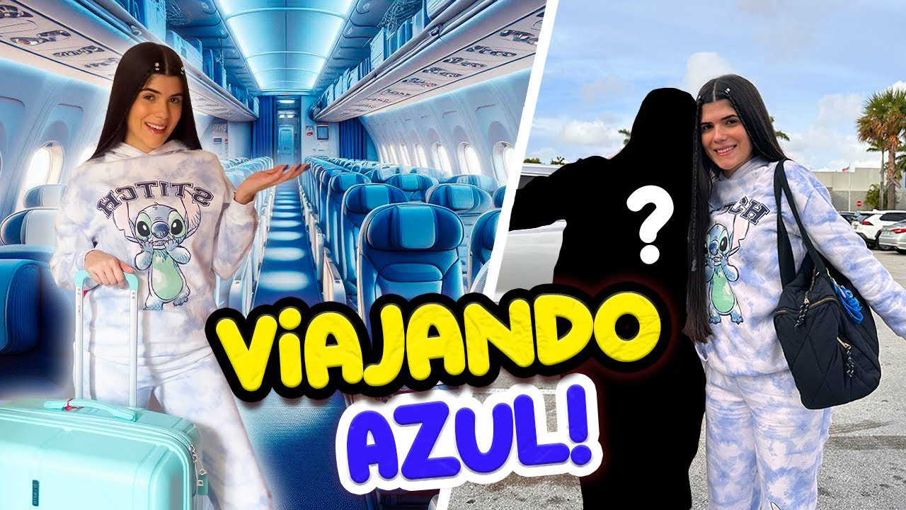VIAJANDO a visitar a una YOUTUBER SECRETA SOLO de COLOR AZUL💙🤫 | Ani Cat😻