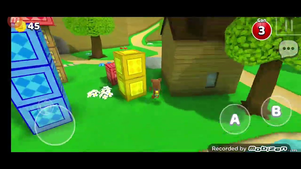 Super bear adventure oynadım ilk bölüm 