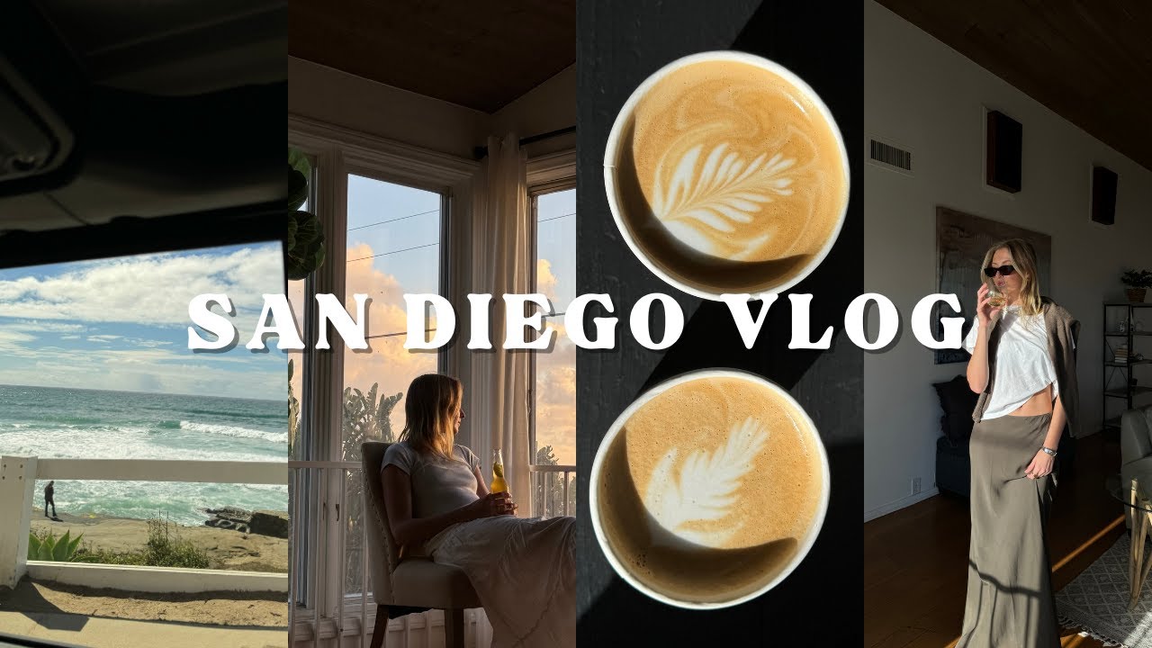 VLOG: SAN DIEGO travel vlog, brandy mellville haul, farmers market, & fam time