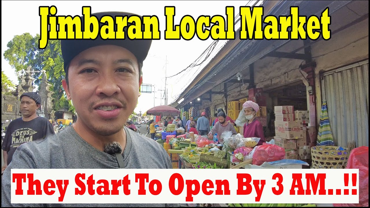 They Start To Open By 3 AM...!!!!! Local Market At jimbaran Bali..!!