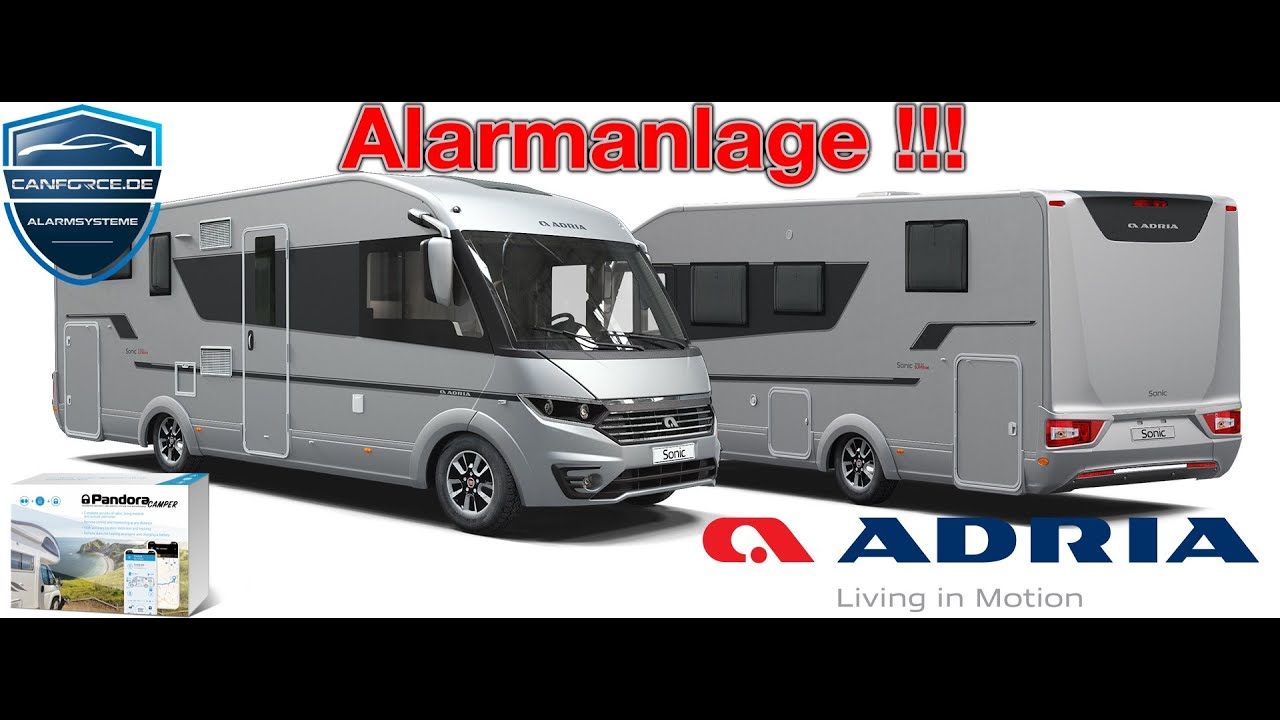 ADRIA SONIC Supreme 710 SL 2021 | Pandora Camper Pro Alarmanlage | Vollintegriertes Reisemobil Liner