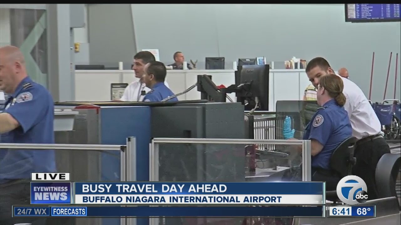 Lines moving well at Buffalo Niagara International Airport