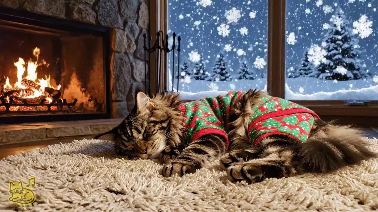 Give Your Cat Instant Stress Relief & Deep Sleep with This Calming Music! 💤