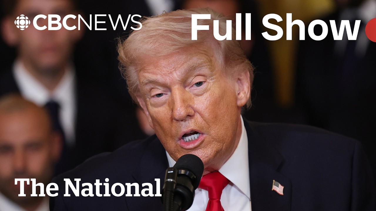 CBC News: The National | Trump wants role in picking Iran's next leader