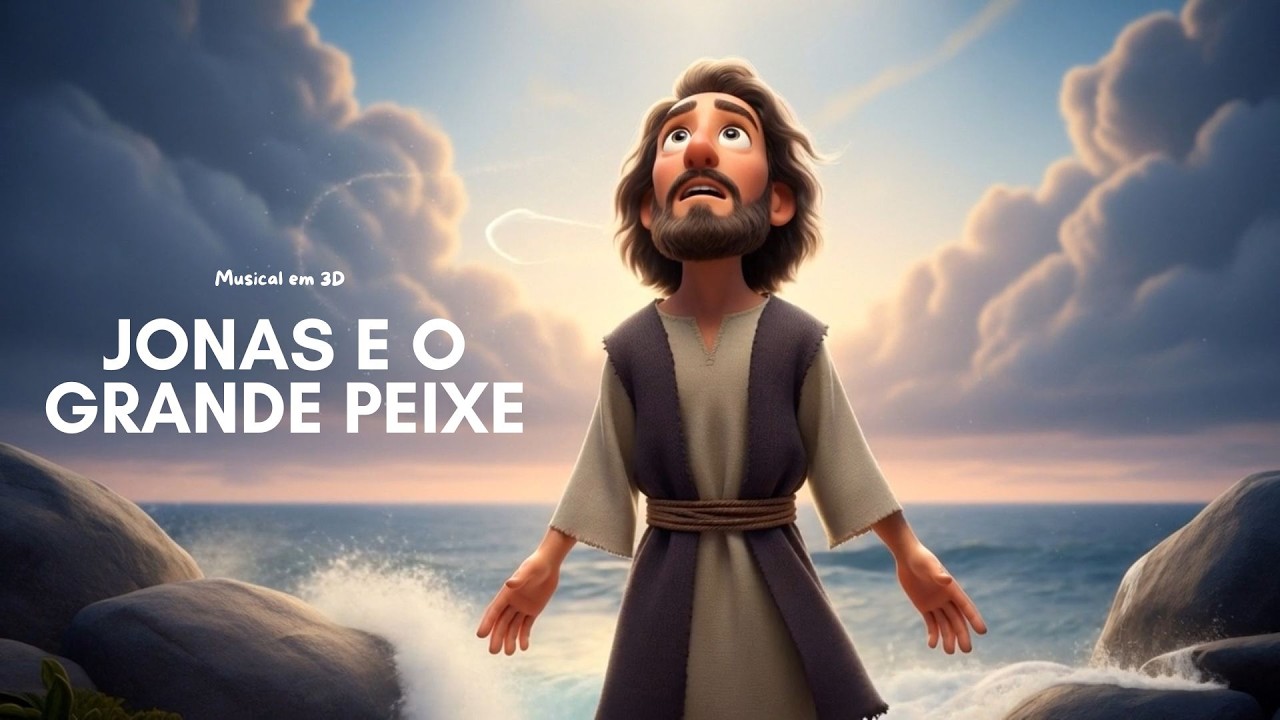 Jonas e o grande Peixe - Desenho animado em 3D Infantil