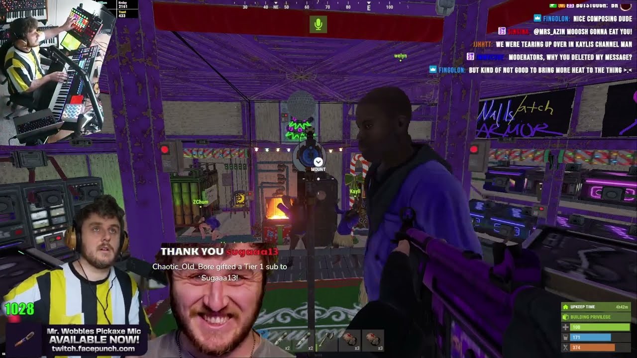 Rust Twitch Rivals 4 - Mr. Wobbles feat. Welyn and BluesDank - RIP the Queen