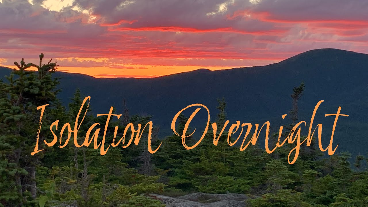 Hammock Backpacking in the White Mountains | Sunset on Mt. Isolation