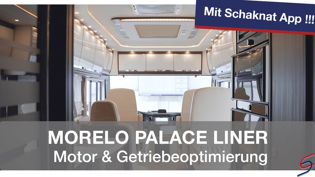 Luxuswohnmobil für 500000€ optimieren mit der Schaknat App (Morelo Palace Liner)