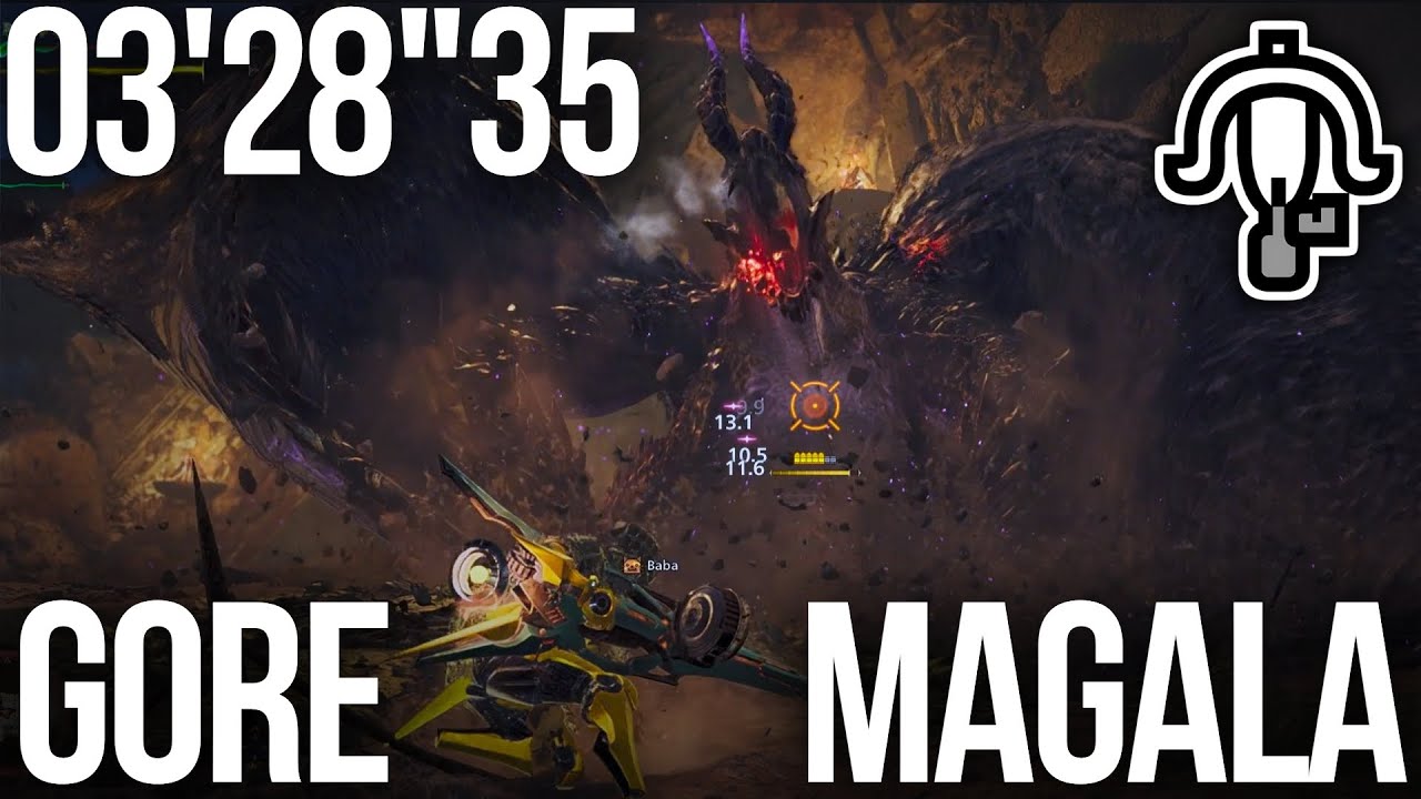 [MHWilds] SOLO GORE MAGALA - 03'28 - LBG BUILD