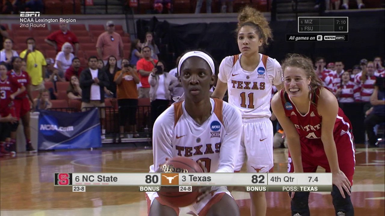 Texas Women's Basketball: Joyner Holmes Clutch Moments Clinch Sweet 16 [March 20, 2017]
