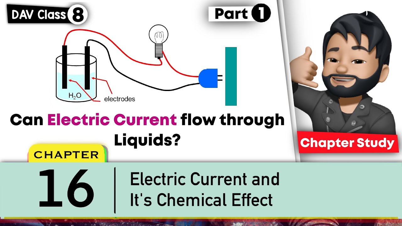 Chapter 16 | Electric Current and It's Chemical Effect | Class 8 DAV Science | Chapter Study-1 🔥🔥🔥