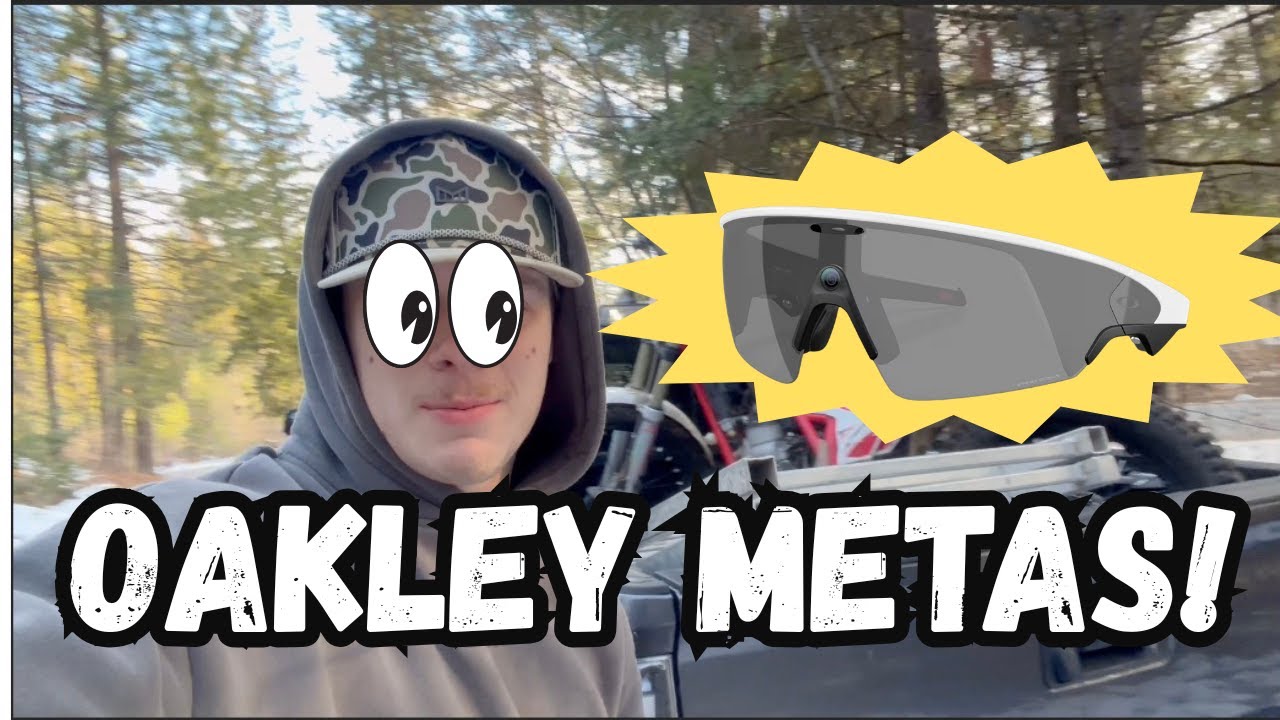 Riding with Oakley Metas!