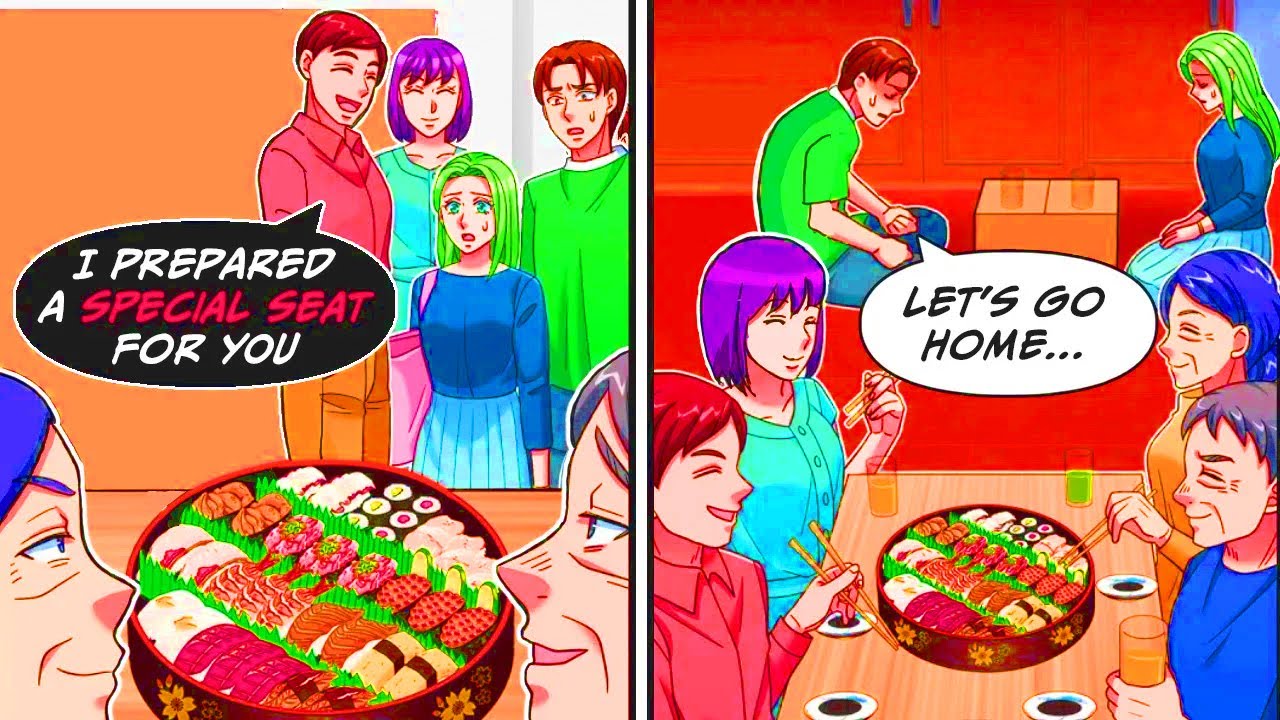 When we visited my in-laws, they had only ordered sushi for themselves and...