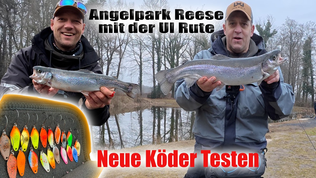 Ultra Light angeln in Reese mit neuen Ködern mal sehen was die uns ans bringen