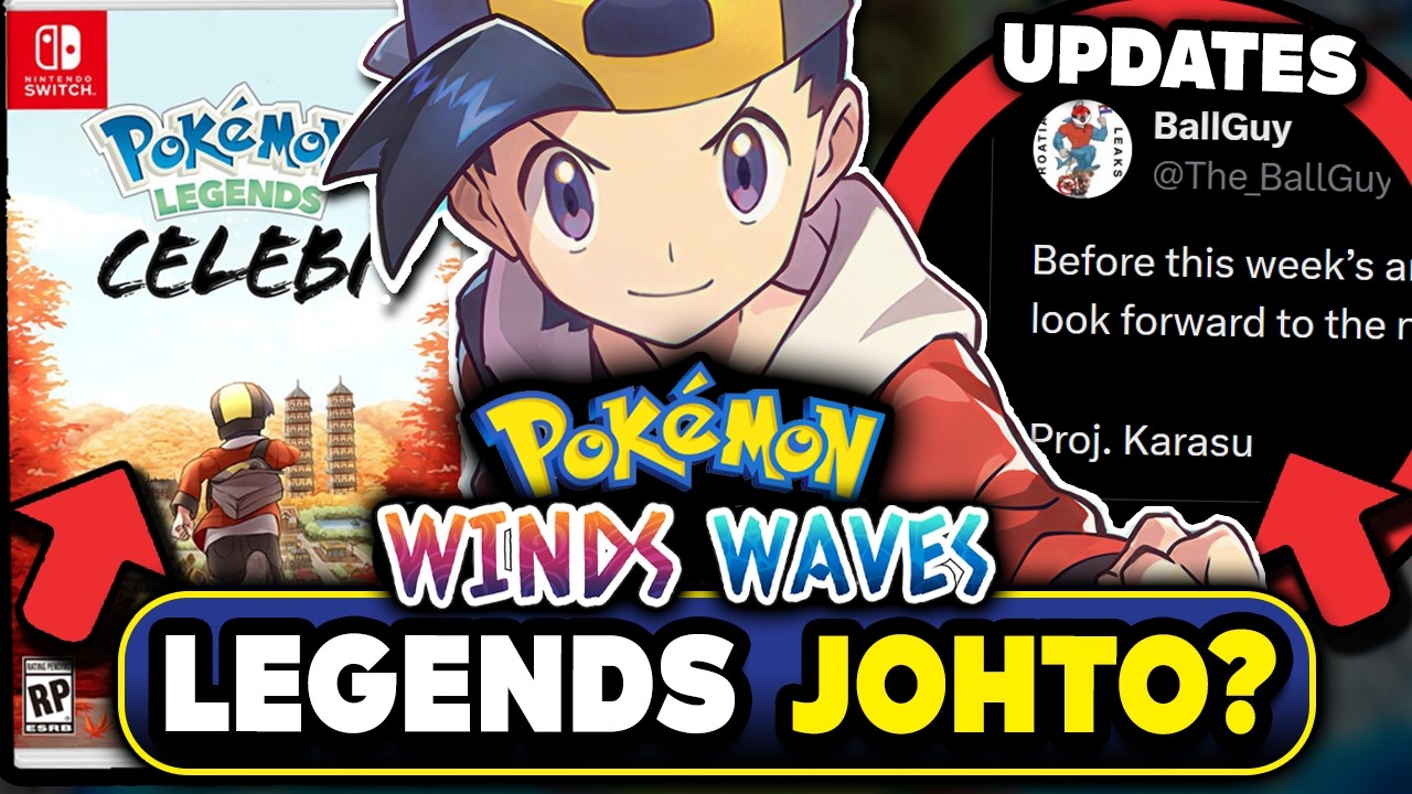 POKEMON NEWS! DID LEGENDS JOHTO JUST LEAK? NEW Gen 10 Rumors & FireRed + LeafGreen Updates!