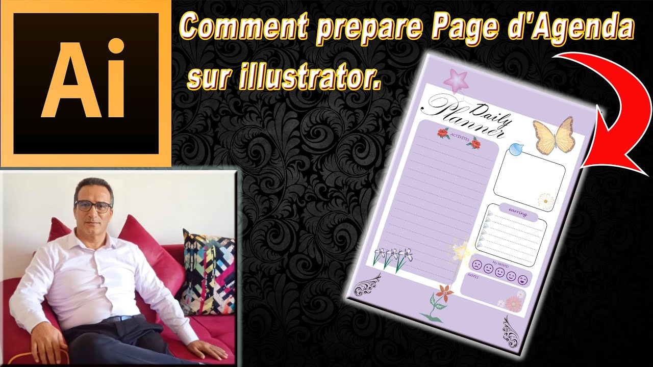 Comment prepare Page d'Agenda sur illustrator