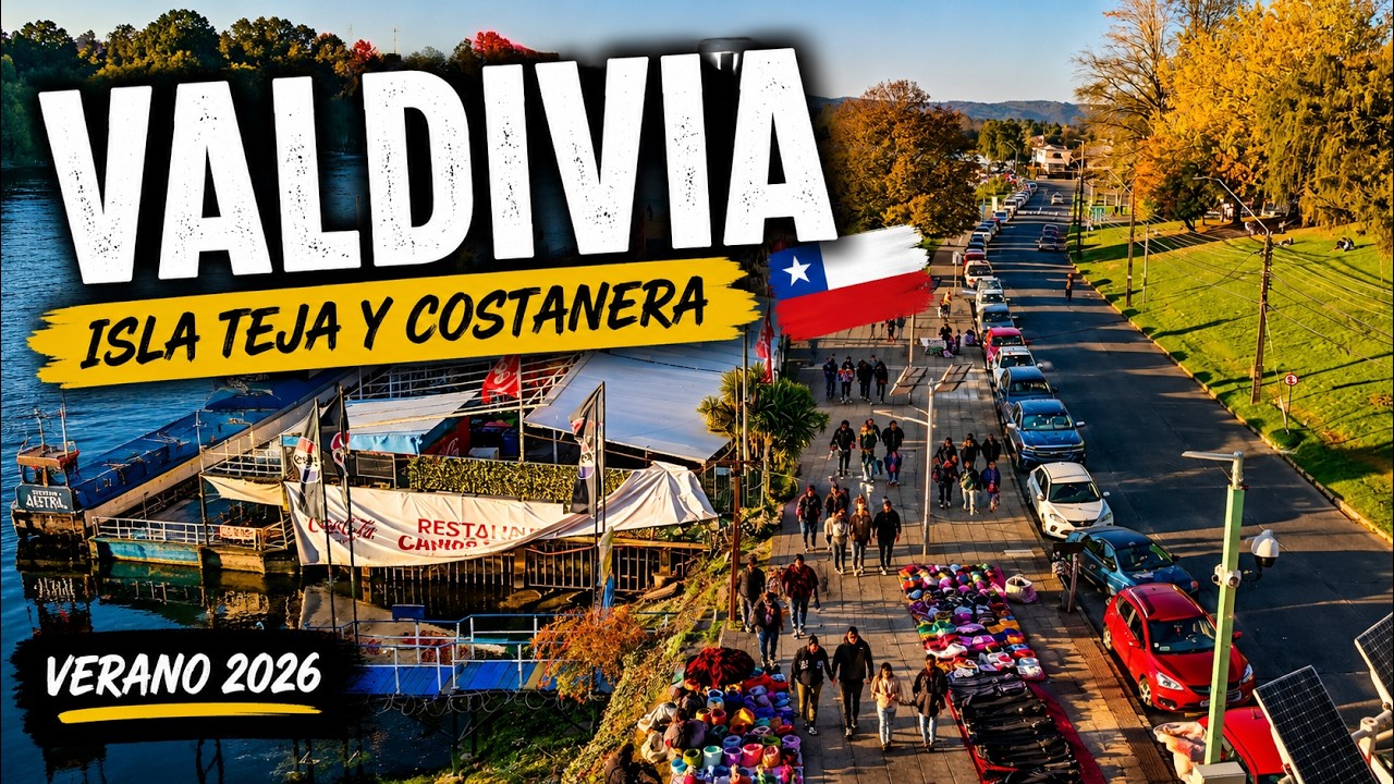Caminata de la ISLA TEJA a la COSTANERA (Especial Aniversario VALDIVIA) 🇨🇱