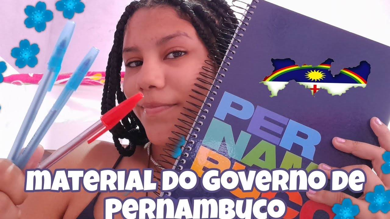 Tuor pelo material do governo de Pernambuco 🤍💙