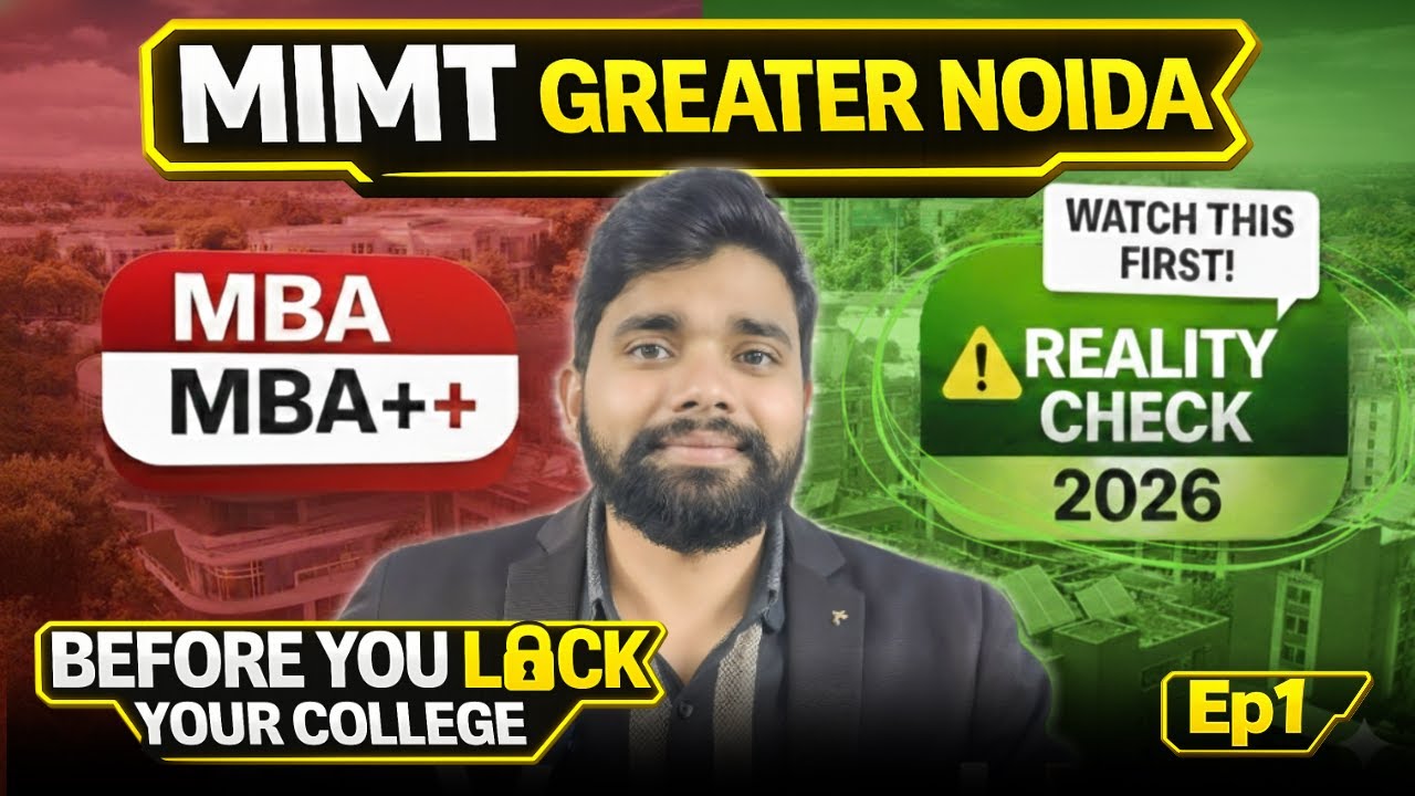 MBA at MIMT Greater Noida | Reality Check⚠️ | Before You Lock Your College | Ep 1 #mimt #mba