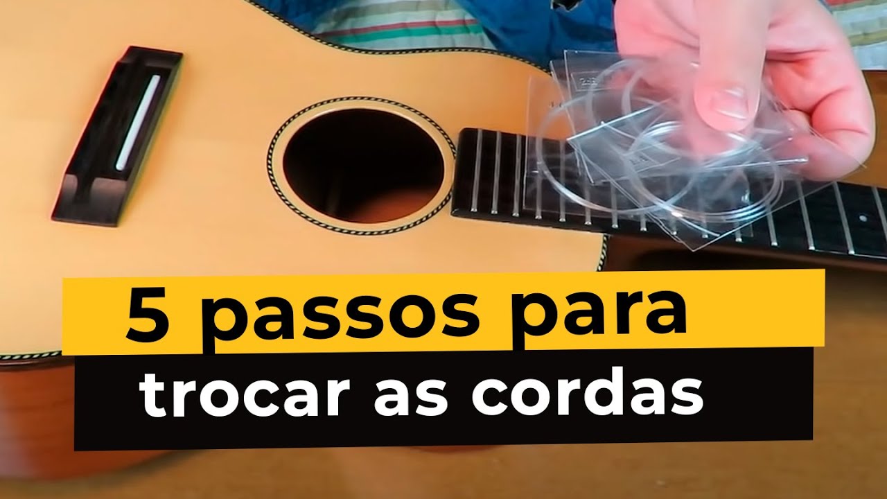 Como TROCAR AS CORDAS DO UKULELE em 5 Passos