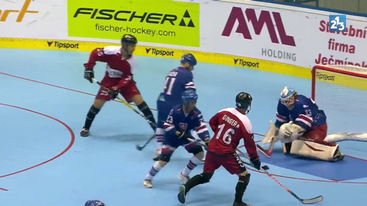 Slovakia vs. Canada Ball Hockey World Championship 2017 final game 1st period 10/06/2017