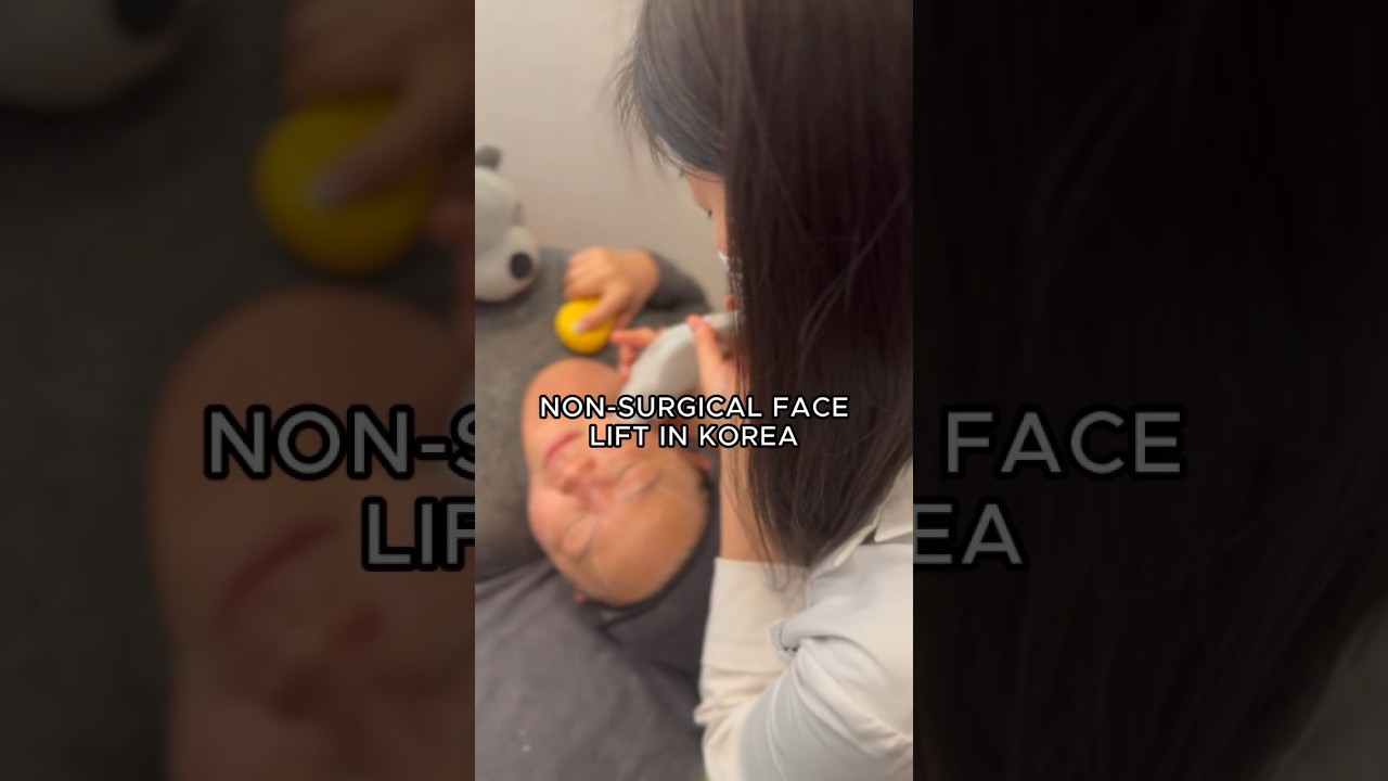 Skin Tightening & Lifting in Korea ⚡️ #koreanskincare #korea #lifting #facial
