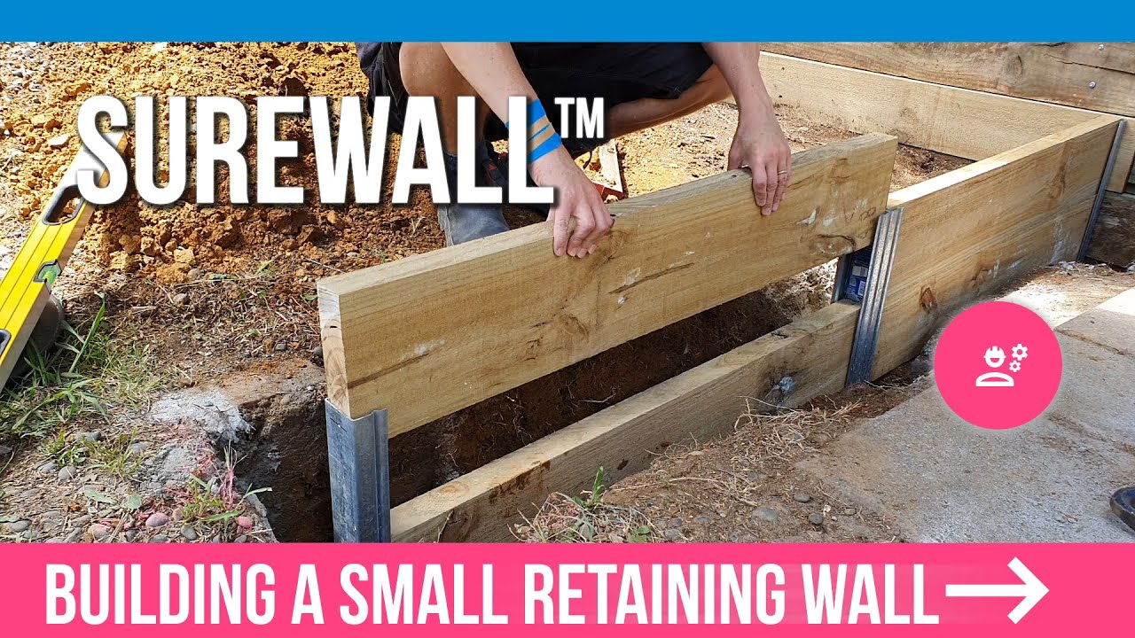 Строительство небольшой подпорной стенки с использованием Cirtex/Strol SureWall™: Расширение подп...