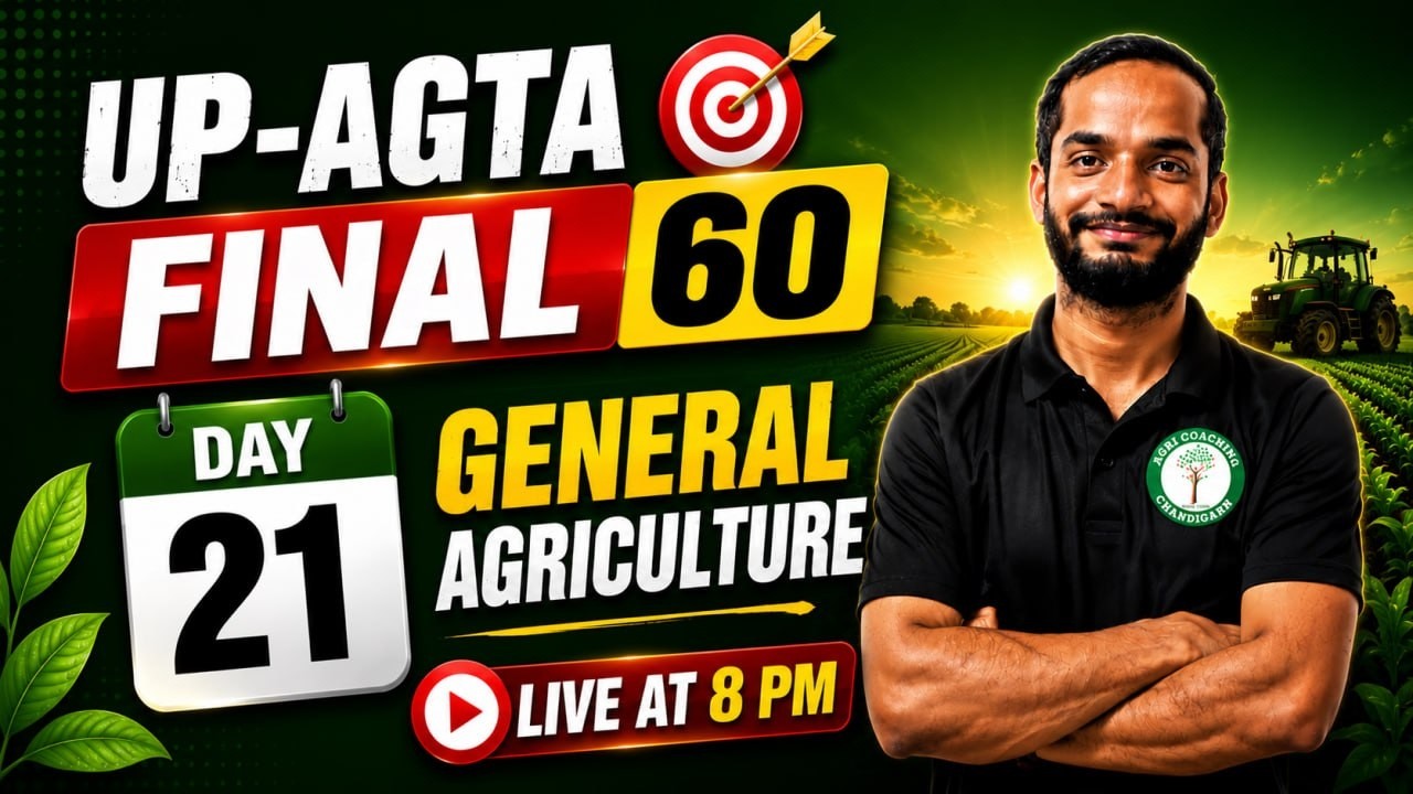 UP-AGTA Final 60 &mdash; Day 21 | General Agriculture LIVE at 8 PM | Target Selection 2026 | Agri Coaching