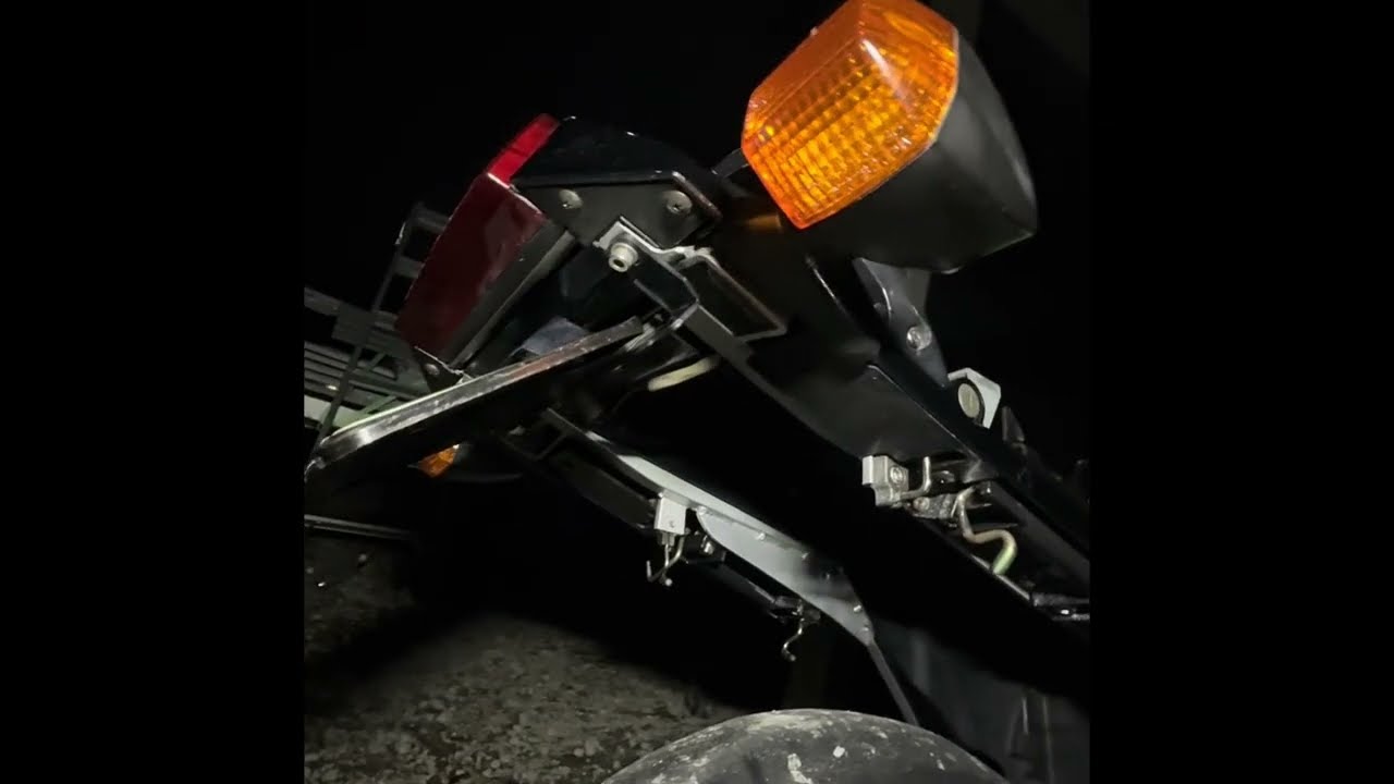 ［GPZ900R］　2026.1.1  緑忍者のテールカウルを交換しました♪  #GPZ900R  #カワサキ忍者