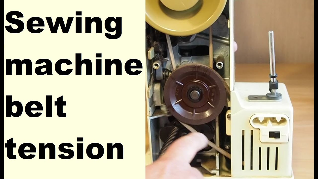 Sewing Machine Belt Tension Adjustment - Bernina Record 730