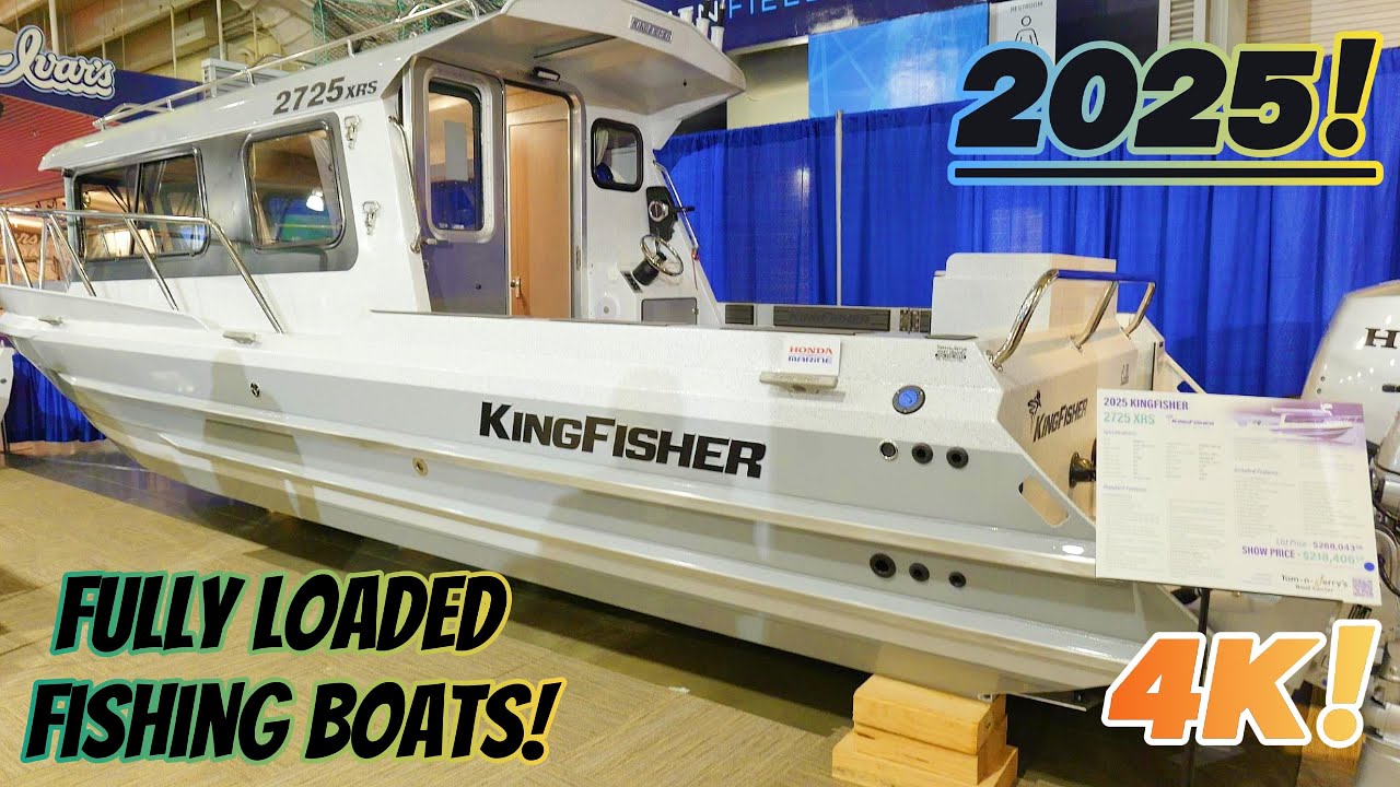 FULLY LOADED ALUMINUM FISHING BOATS STARTING AT $100,000 FOR 2025 IN 4K!,,,