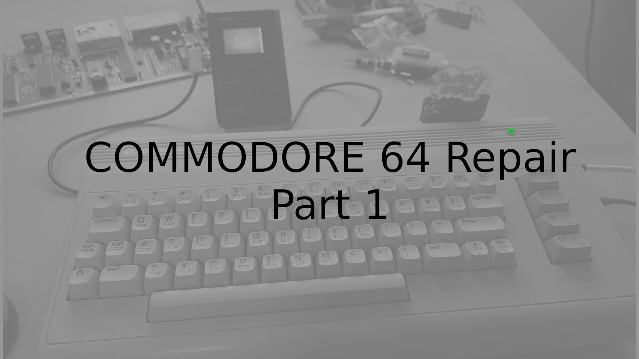 Commodore 64 Shortboard Repair Part 1