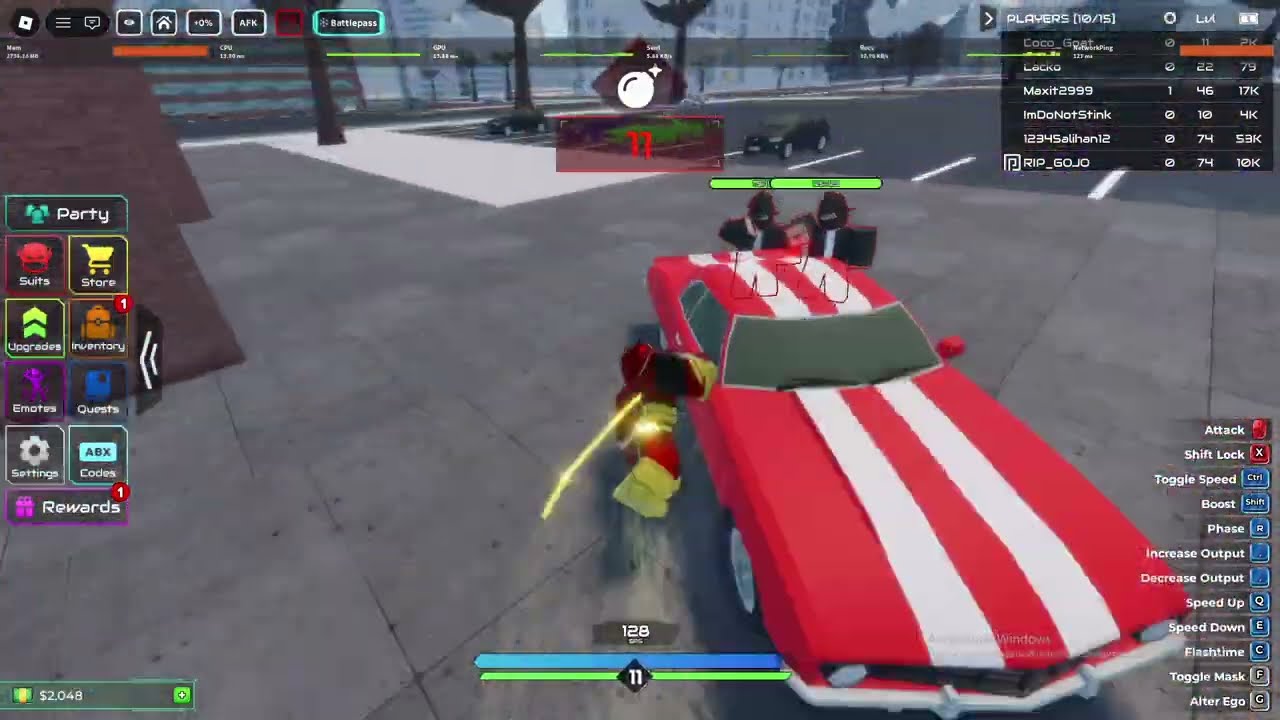 The Flash was trying to save people?