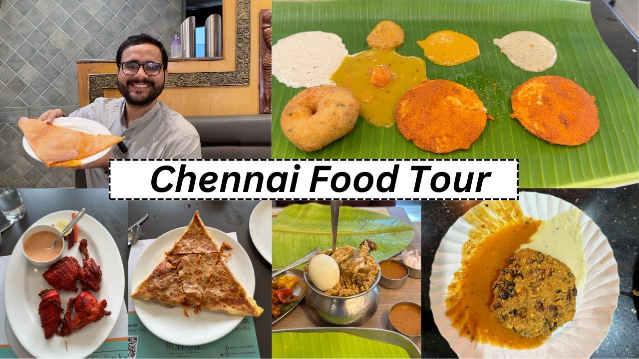 Chennai Food Tour [Part 1] | Podi Idli, Masala dosa, Filter coffee and more