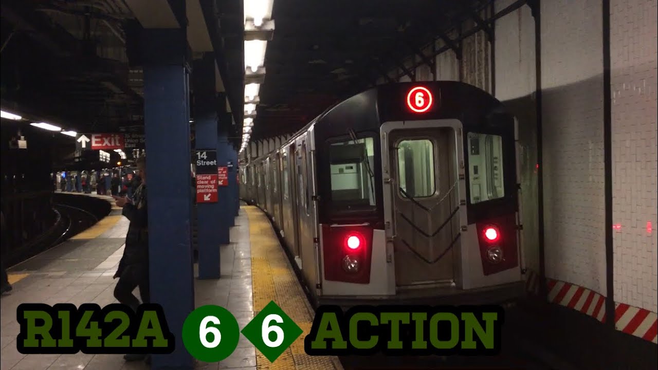 ᴴᴰ R142A 6 train Action