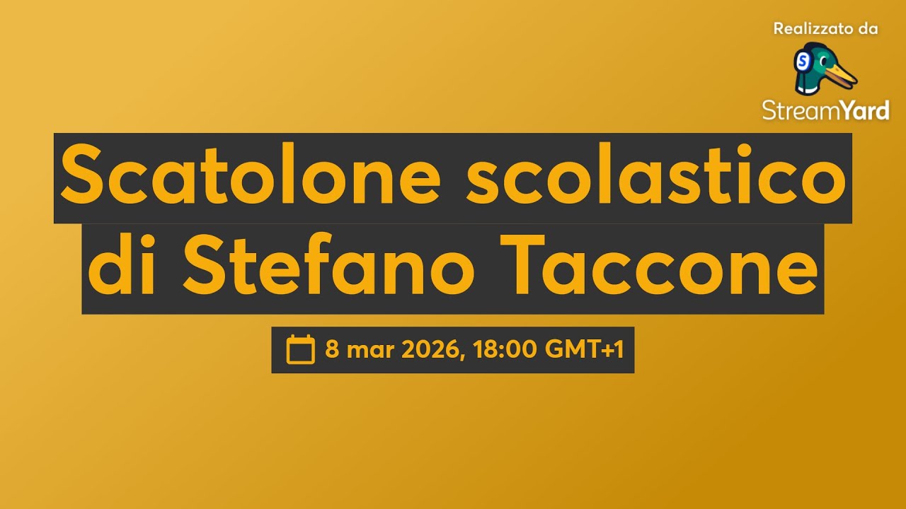 Scatolone scolastico di Stefano Taccone