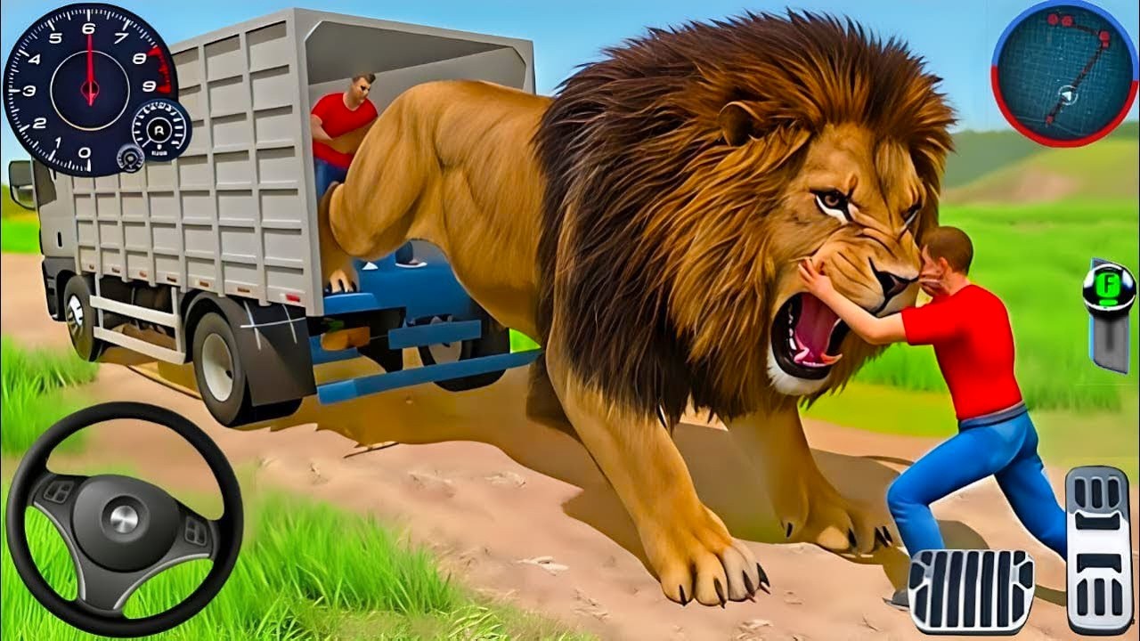 Real Animal Cargo Truck Gameplay | Animal Transport Truck Simulator Android Game | Super Gaming