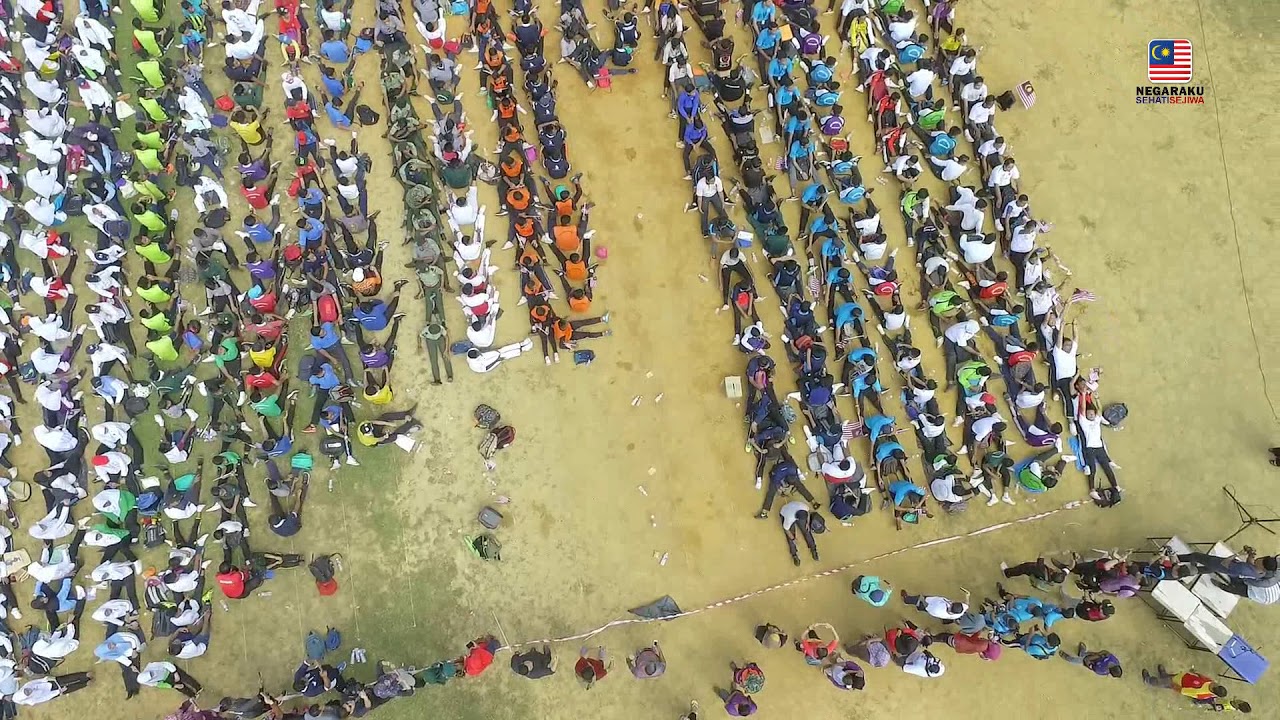 LARGEST HUMAN DOMINO FORMATION