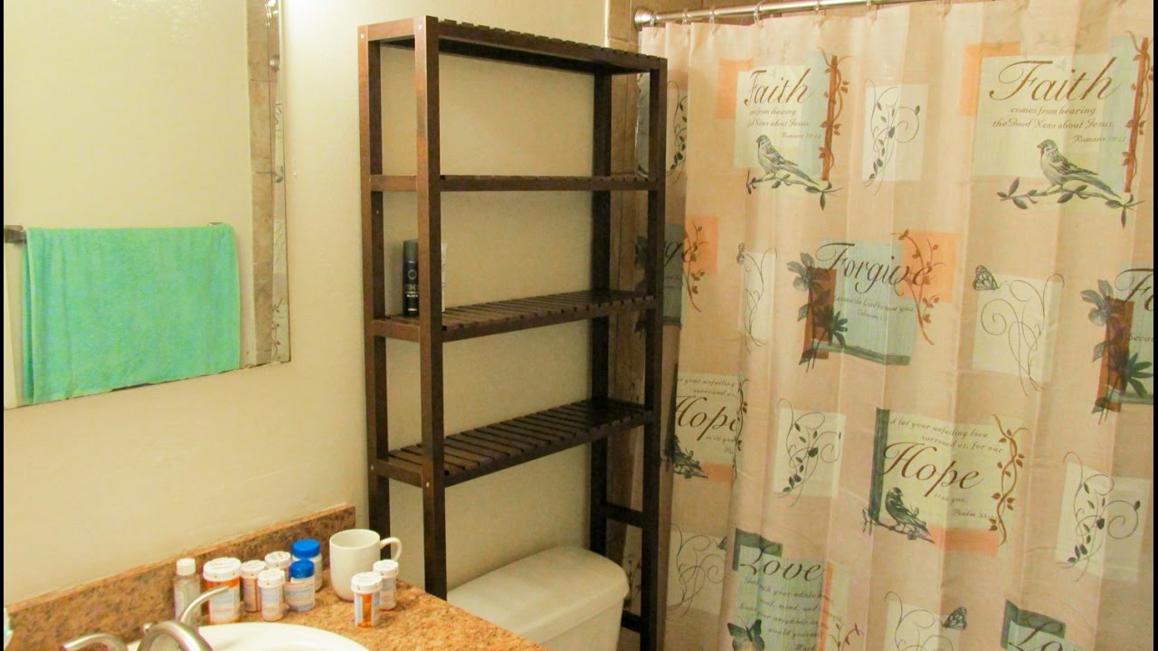 IKEA Molger bathroom shelving unit assembly - DETAILED!