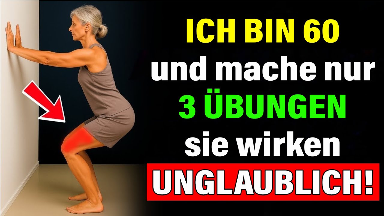 Schwache Beine nach 60? Diese 7 Senioren-&Uuml;bungen zu Hause geben Ihnen die Kraft zur&uuml;ck