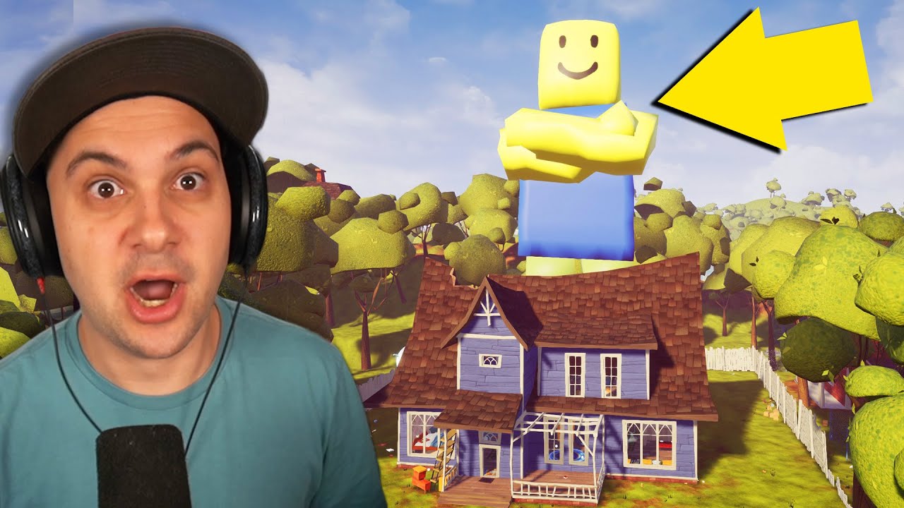 Мой сосед — ОГРОМНЫЙ НУБ ИЗ ROBLOX... | Привет, сосед