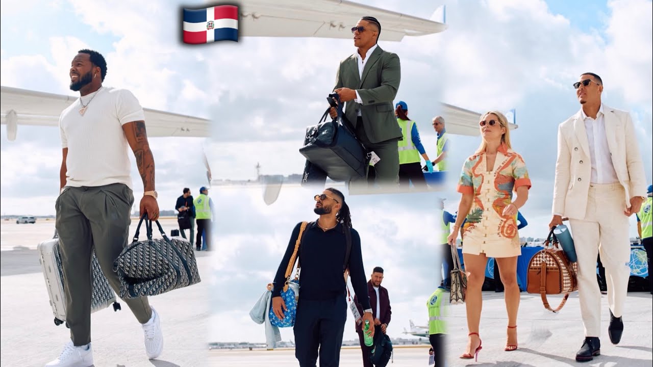 Los Peloteros Llegaron Hoy a RD Para El Primer Juego Del Clásico Mundial Que Empieza En RD a Romper 