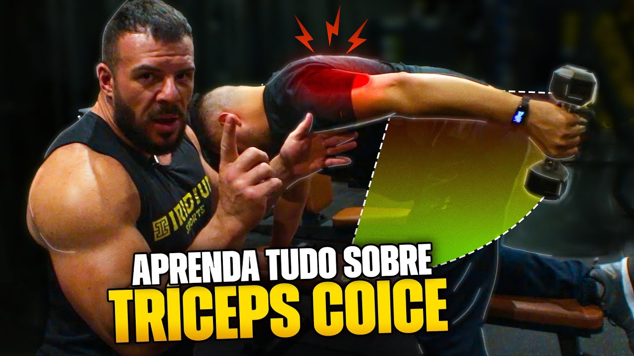ERROS E DICAS NO TRÍCEPS COICE. APRENDA COMO EXECUTAR CORRETAMENTE