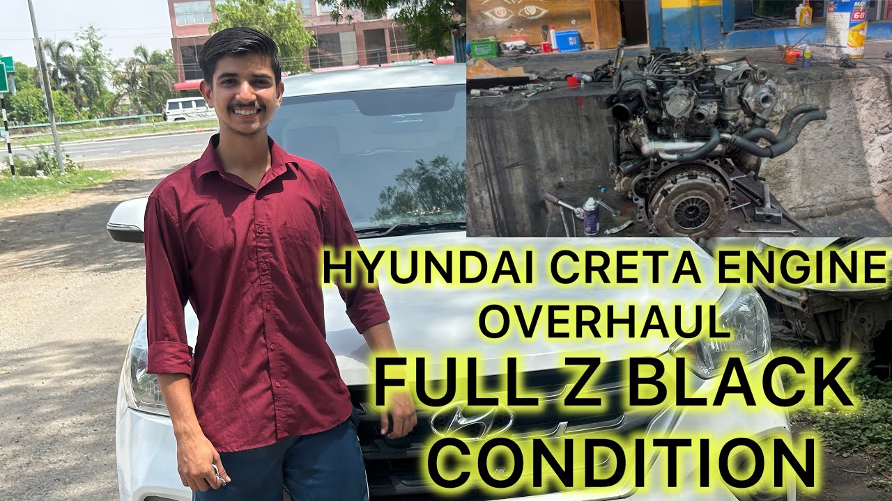 HYUNDAI CRETA FULL ENGINE OVERHAUL VERY BAD CONDITION #hyundai #mechanic #repair #like