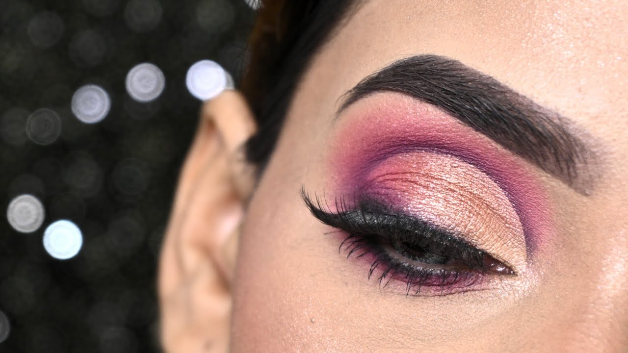 HOW to do Sharp  Half cut crease eye look || Cut Crease eye makeup tutorial