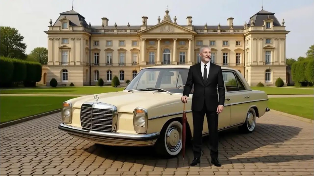 В работе Mercedes 220 1970-х. I work with Mercedes 220